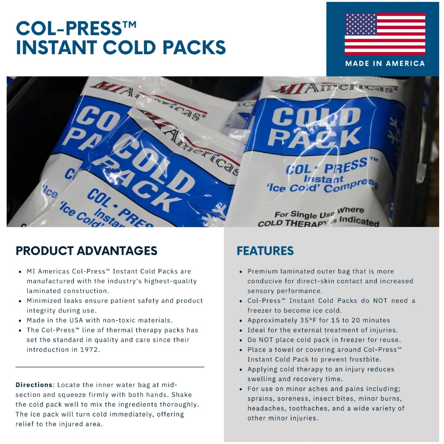 MI Americas Instant Cold Packs